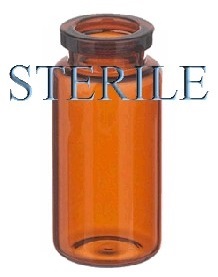 10ml amber sterile open vials