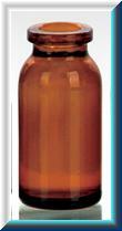 amber serum vial molded 10mL 