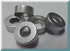 pre-hole punched vial seals open hole