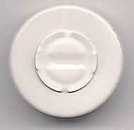 20mm Center Tear Serum Vial Seal White 